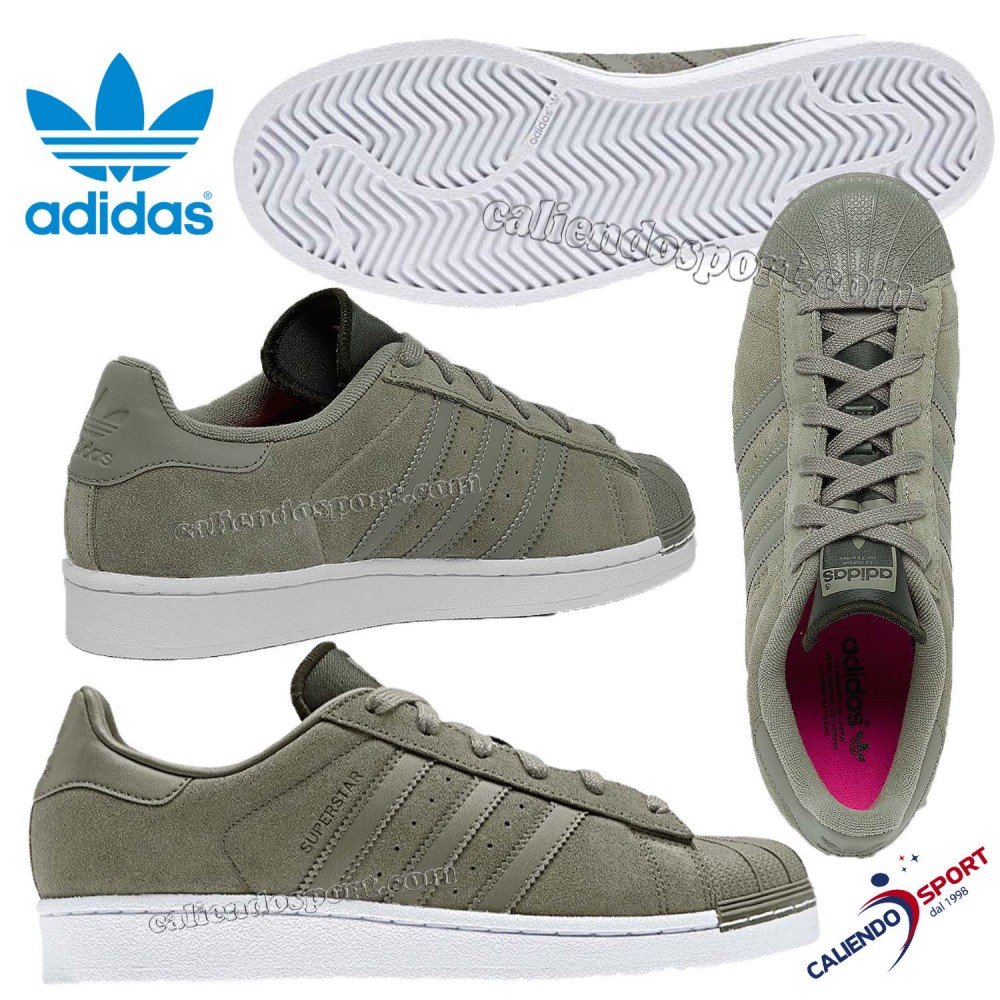 adidas superstar verte enfant