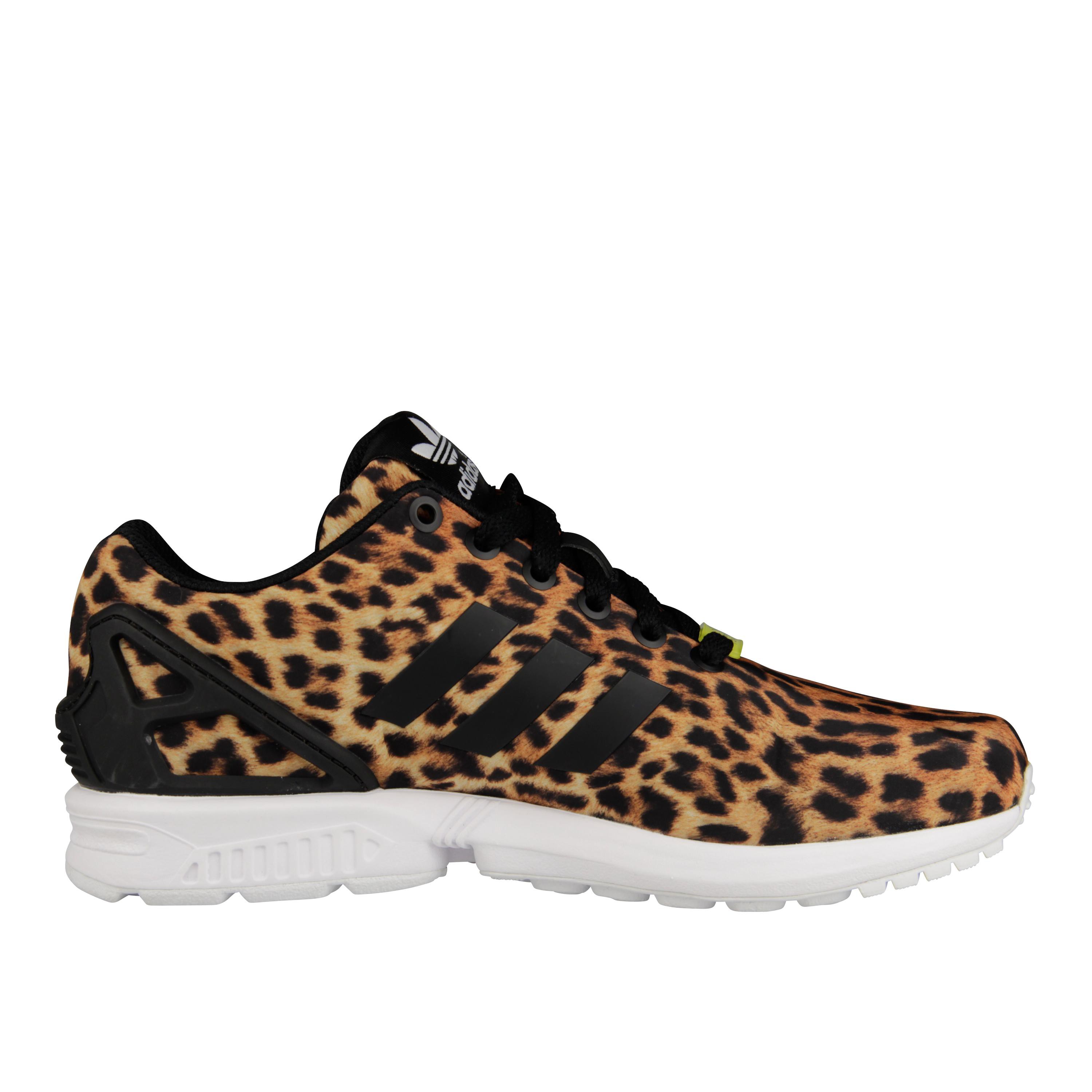 zx flux leopard femme