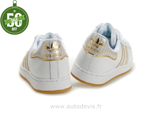 basket adidas doré